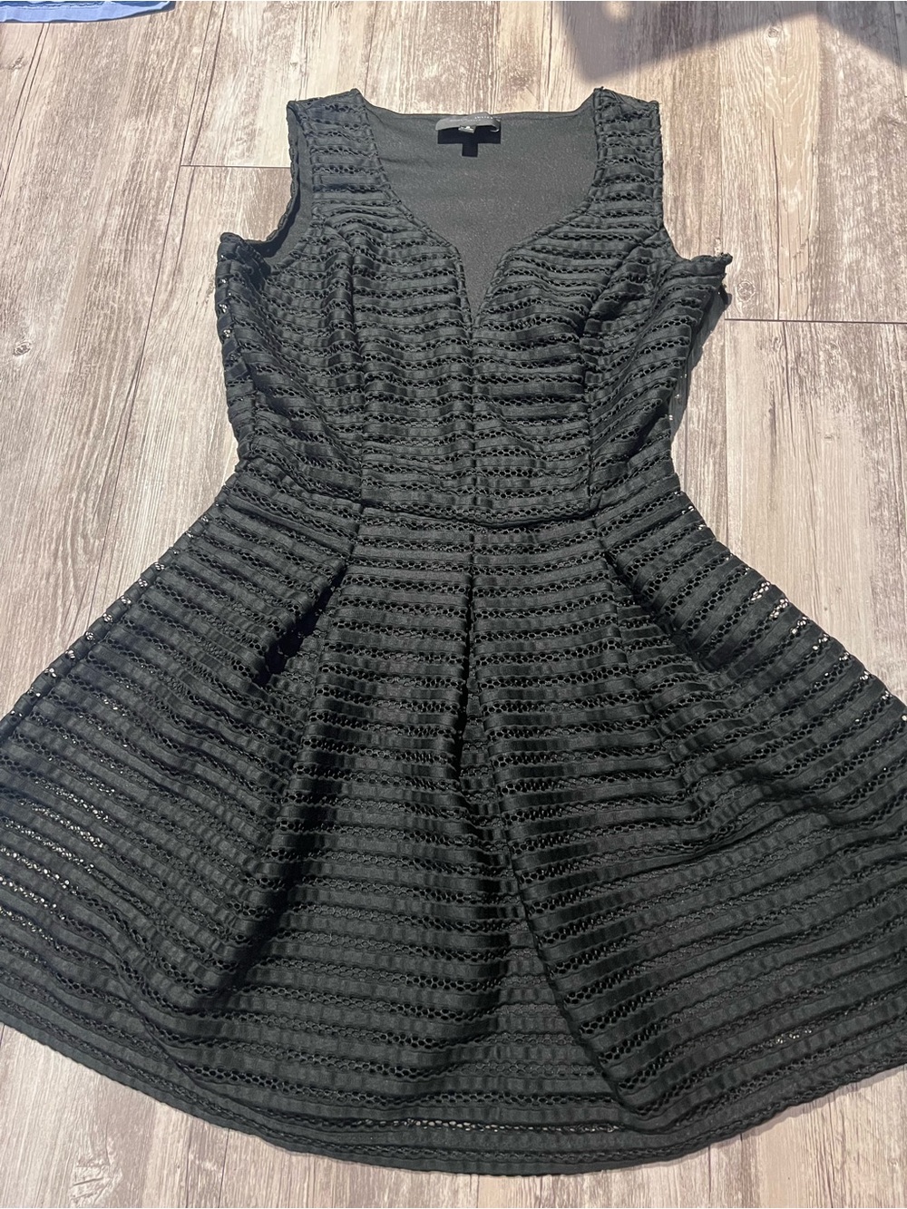 Romeo and Juliet Black Fit-and-Flare Sleeveless Dress - Classic Women's Dress